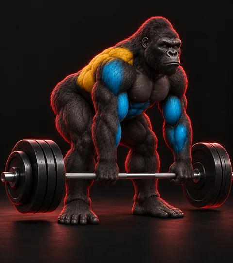 Barbell Bent-Over Row — Konum 1