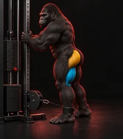Cable Glute Kickback — kaynak konum görseli