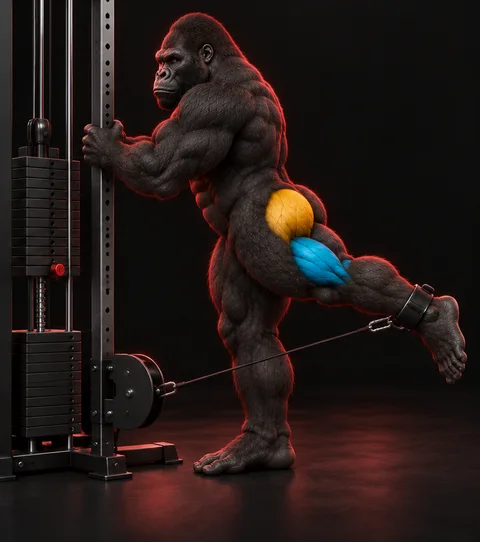Cable Glute Kickback — Konum 2